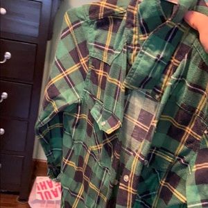 Plaid button up